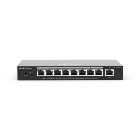 RG-ES210GC-LP 10-Port Gigabit Smart Cloud Managed POE Switch