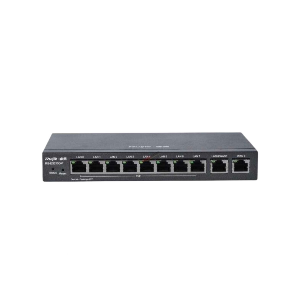 RG-EG210G-P 10 PORT GIGABIT CLOUD MANAGED POE ROUTER