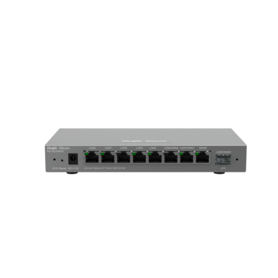 RG-EG209GS 9-Port Gigabit Cloud Managed SFP Router