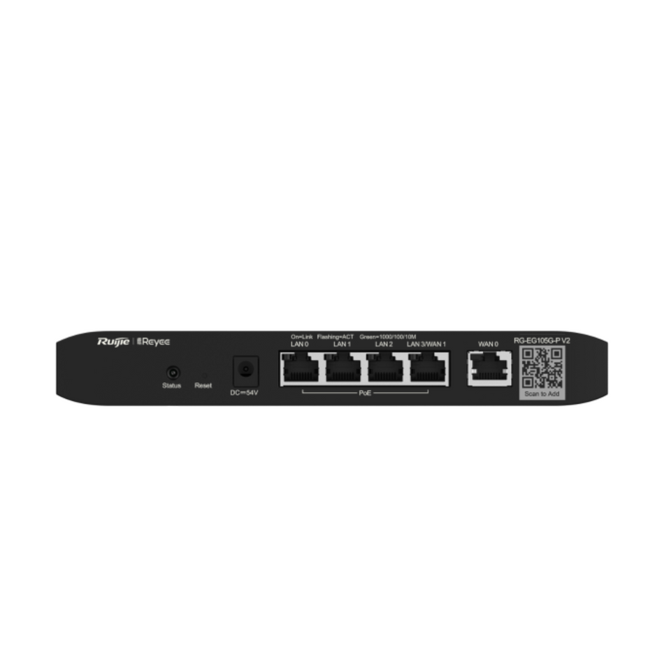 RG-EG105G-P V2 Reyee Cloud Managed PoE Router