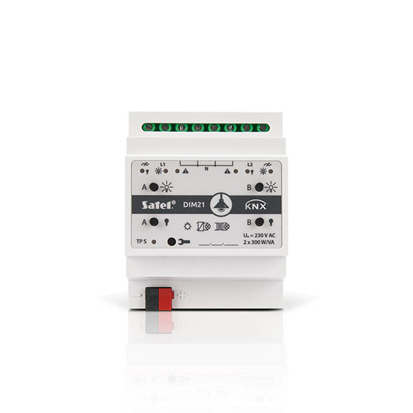 SATEL KNX-DIM21 Universal Two-Channel Dimming Actuator