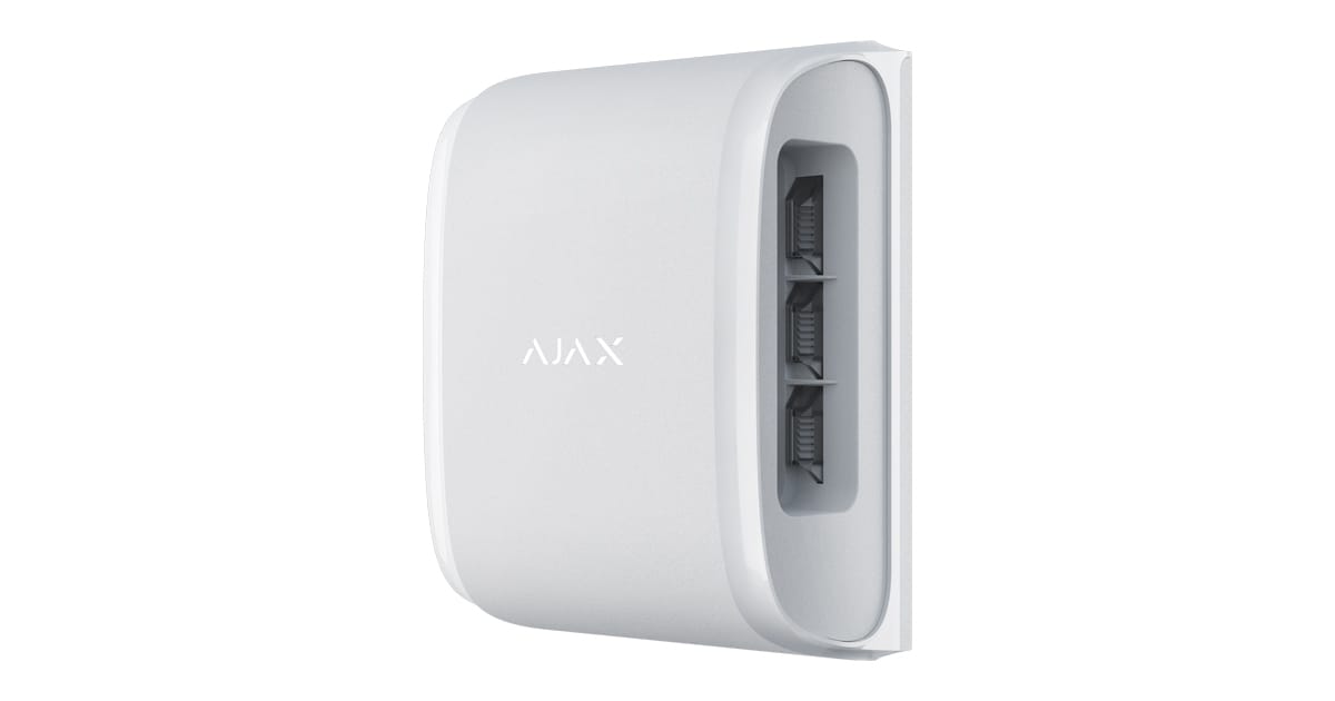 AJAX DualCurtain Outdoor Wireless Curtain PIR – White (AJA-26097)