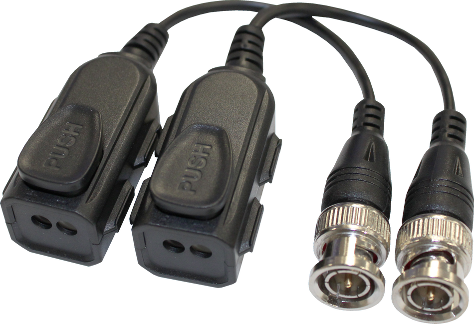 1 CH Mini Passive Video Balun for PoC devices - Pack of 2 (HAY-HDVB01POC-PT)