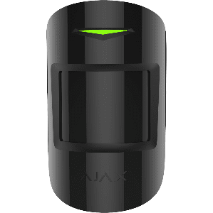 AJAX CombiProtect Wireless PIR with Acoustic Glass Break – Black (AJA-22949)