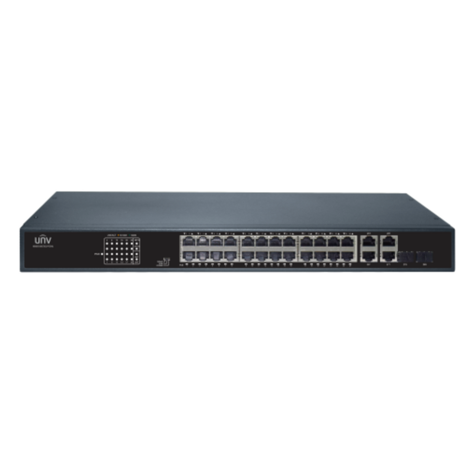 GIGABIT UNIVIEW POE ETHERNET SWITCH (24 PORTS, 2 UPLINKS)