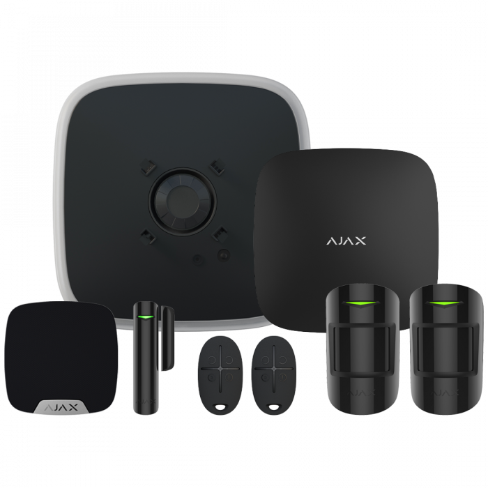 Ajax DoubleDeck Hub2 Wireless (Standard PIR) Starter Kit 1 - Black (AJA-35650)