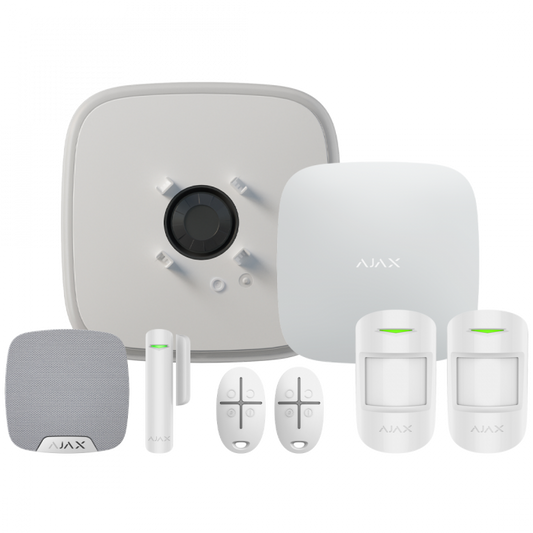 Ajax DoubleDeck Hub2 Wireless (Standard PIR) Starter Kit 1 - White (AJA-35651)