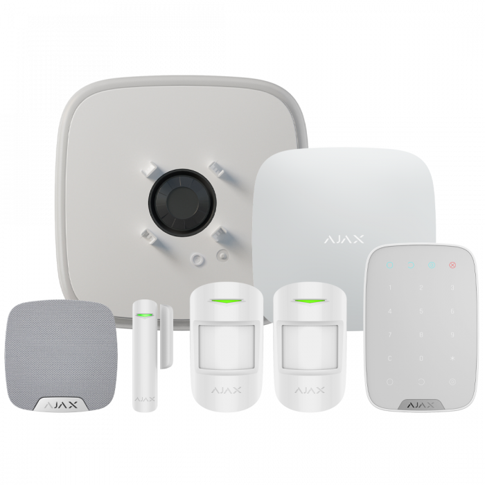 Ajax DoubleDeck Hub Plus Wireless Starter Kit 3 - White (AJA-23345)